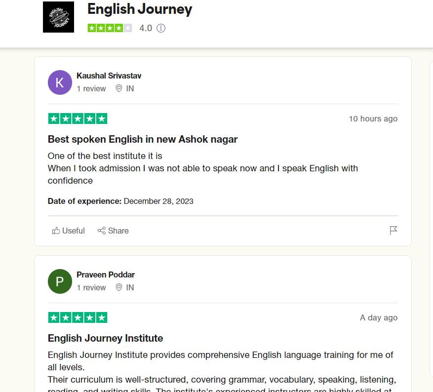 English Journey Review